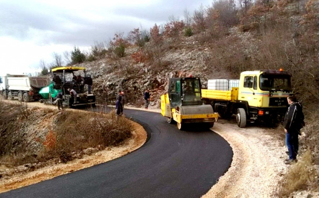 asfalt, Široki Brijeg, naselje