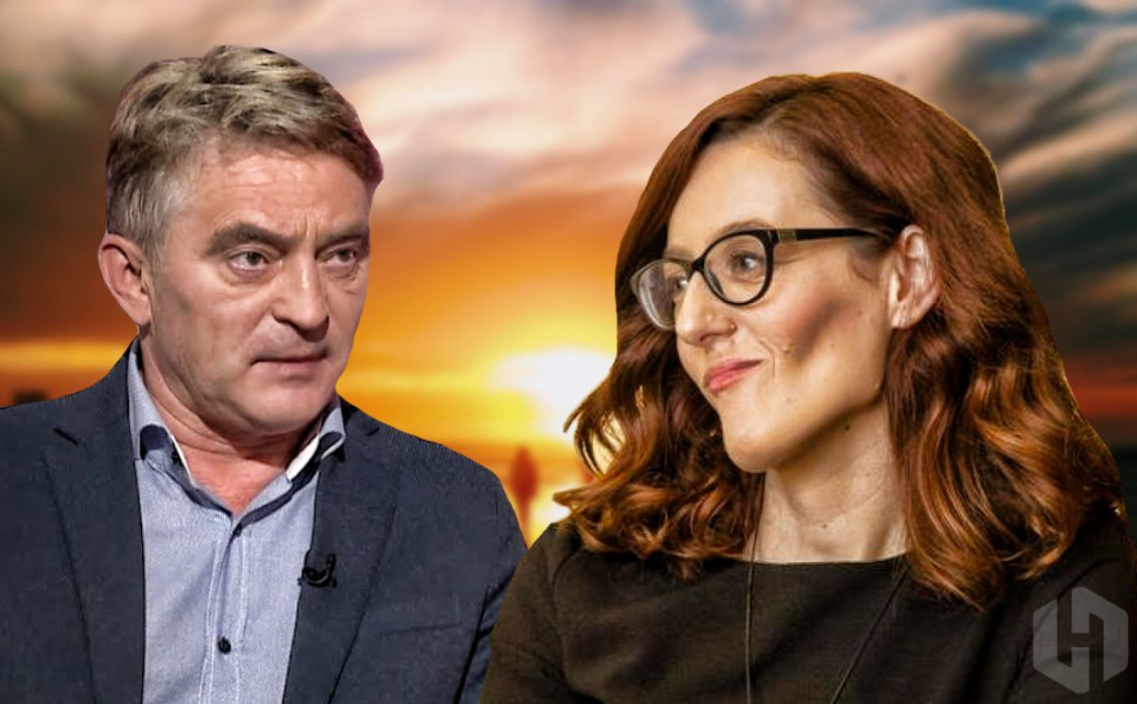 Željko Komšić i Martina Mlinarević