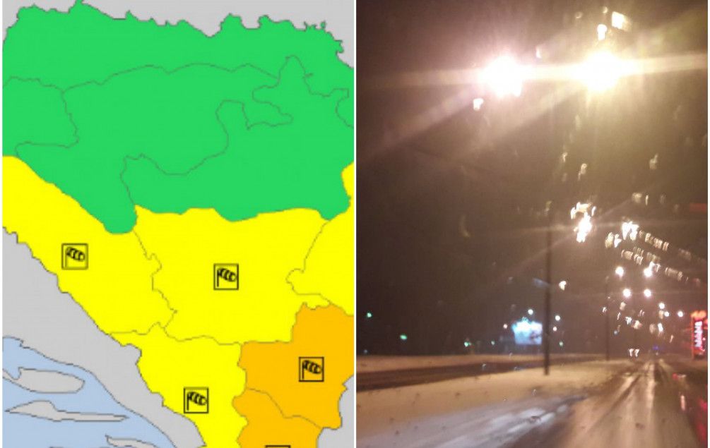 žuti meteoalarm, vremenska prognoza