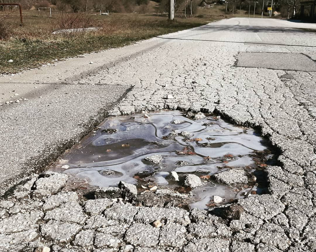 Smrznuta voda na Gorancima