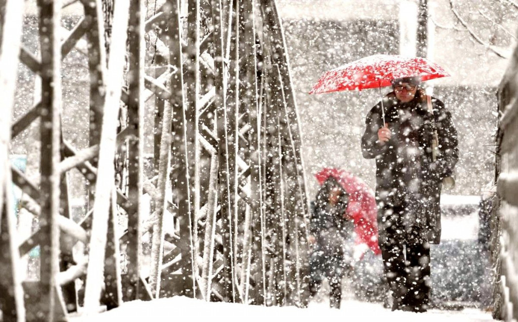 snijeg, zahlađenje, vremenska prognoza