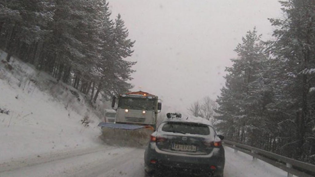 Snježni nanosi na Sokocu