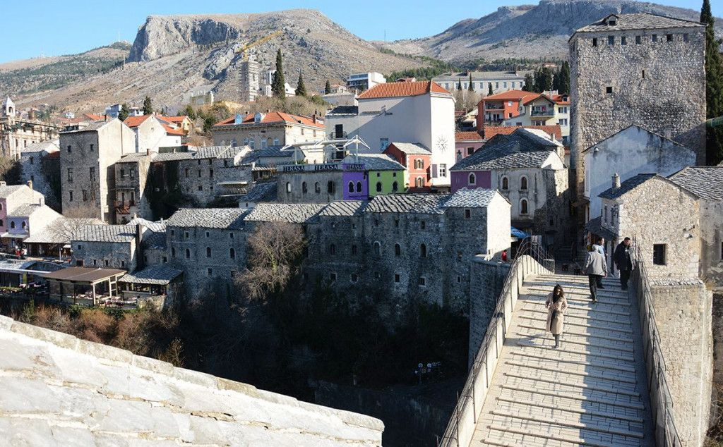 Stari most, skok