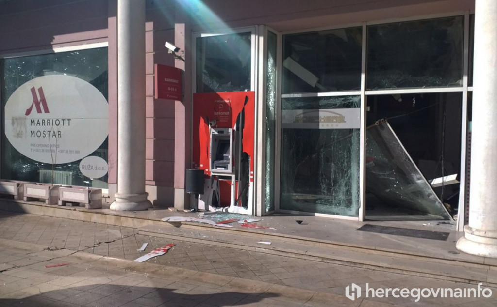 Eksplozija bankomata Mostar Biosphera