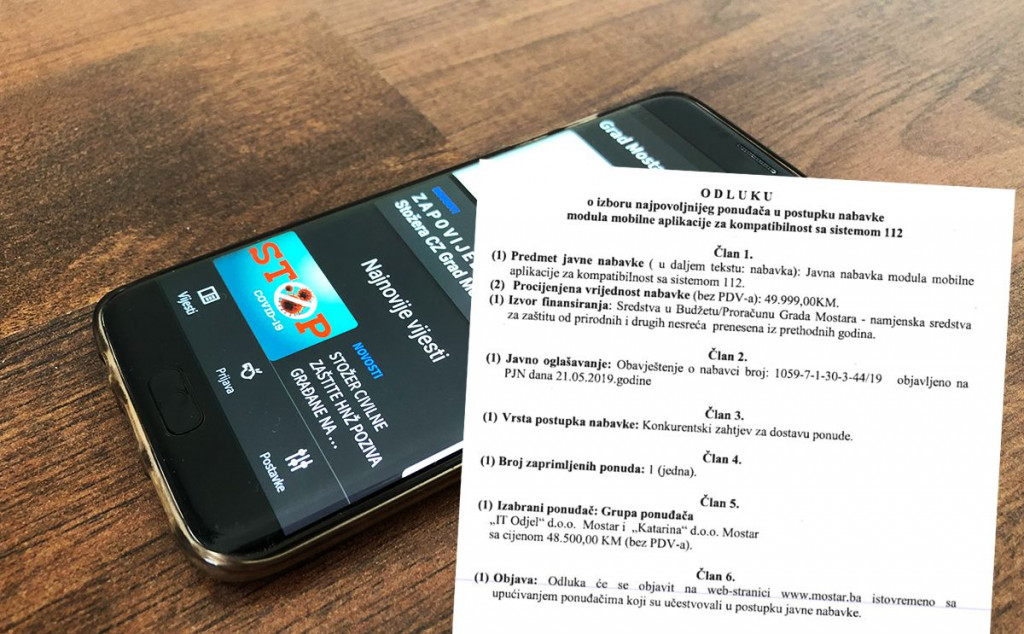 Aplikacija Grad Mostar