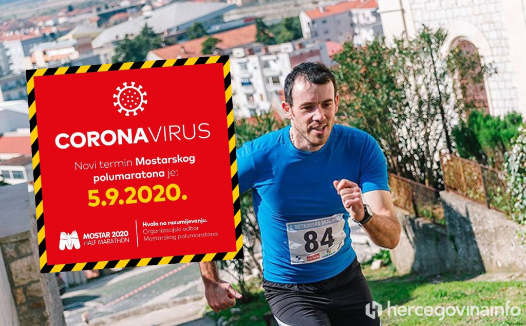 Mostar run weekend koronavirus