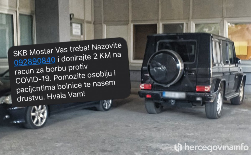 Mercedes G Ante Kvesić SKB Mostar donacija