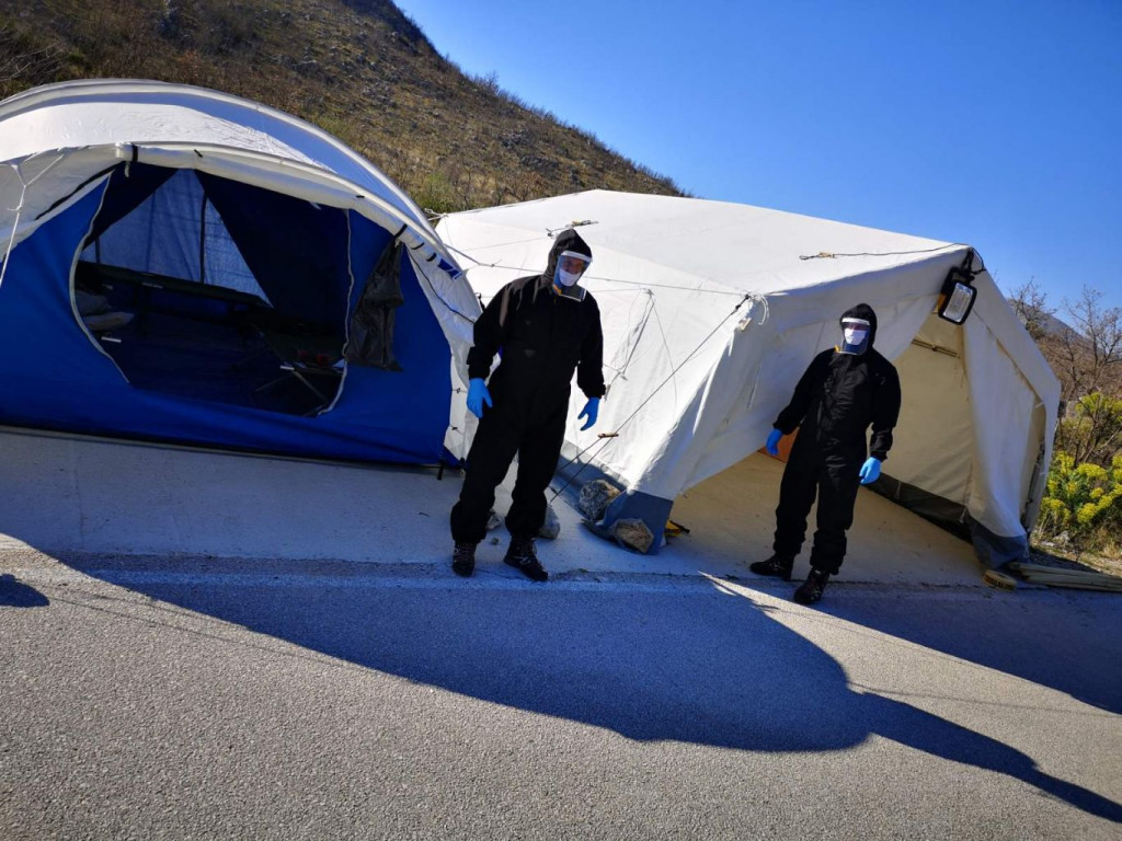 Šatori granični prijelaz karantena
