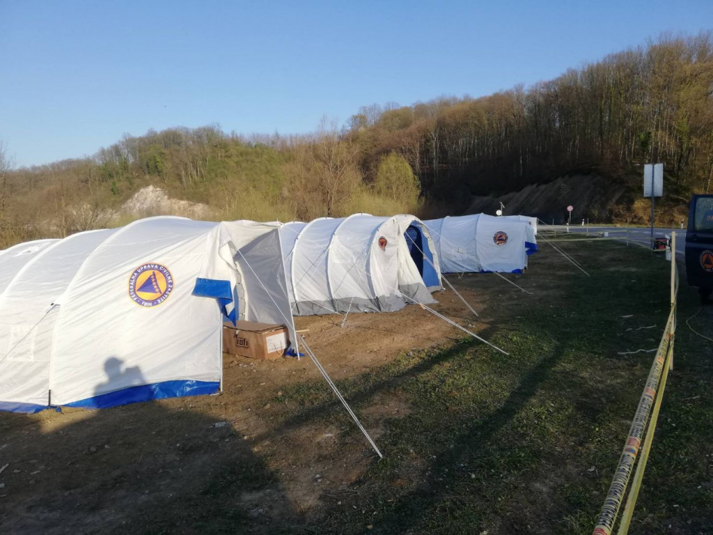 Šatori granični prijelaz karantena