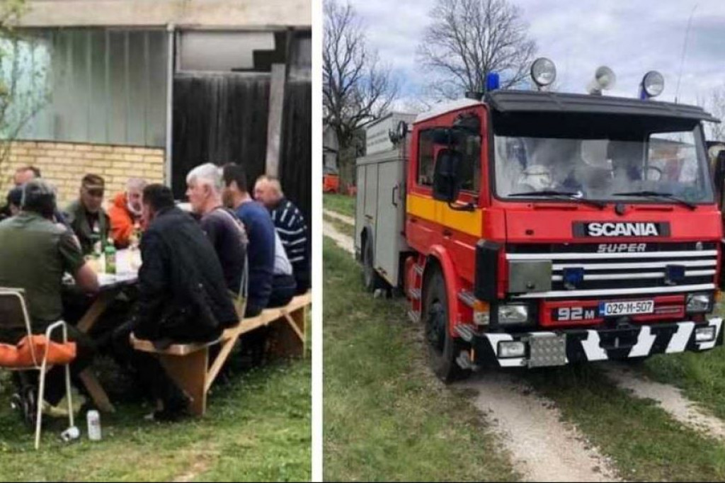 mup usž , policija, kazna, korona-party