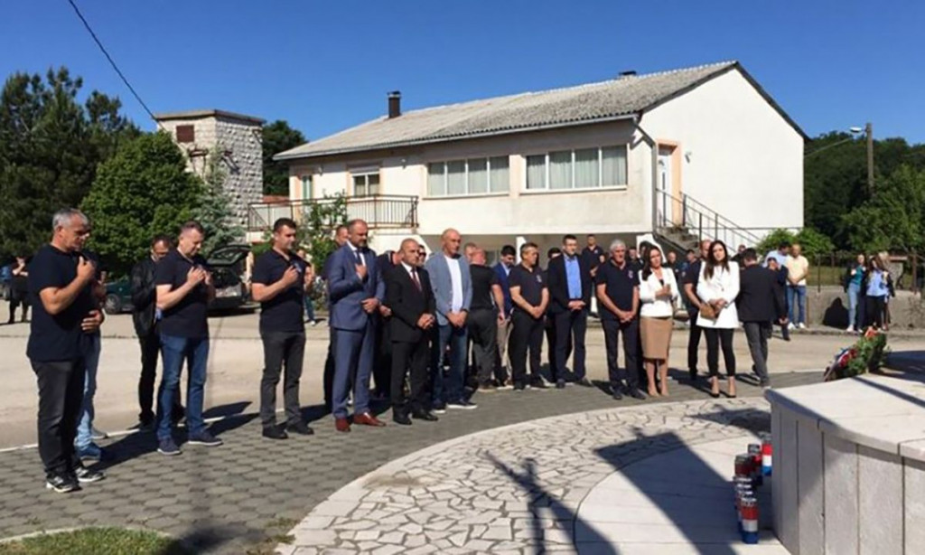 Detalj s obilježavanja postrojbe Ante Bruno Bušić