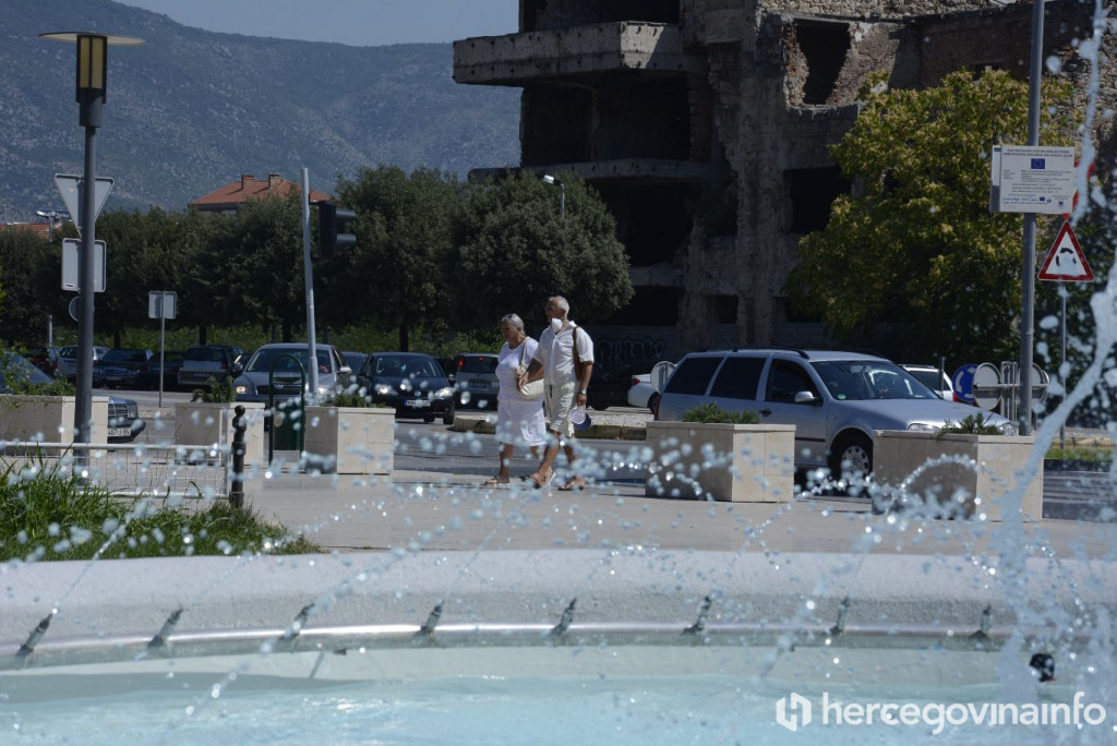 Vrućina u Mostaru