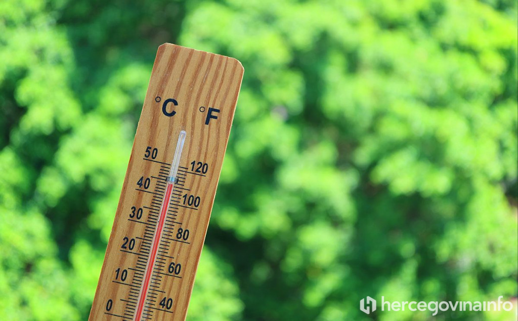 Ljeto vruće vrućina termometar