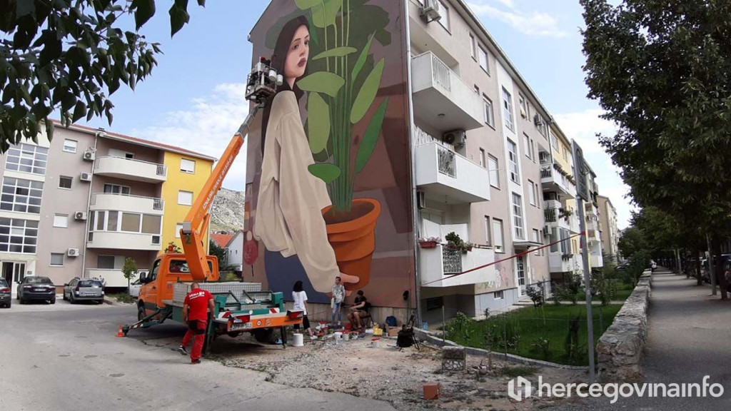 Mural u Šantićevoj ulici