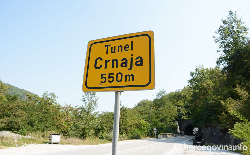 Tunel Crnaja cesta promet