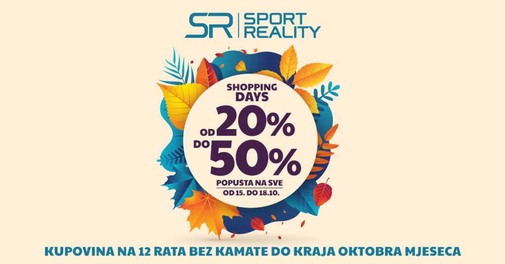 DANI SJAJNIH POPUSTA U SPORT REALITY RADNJAMA