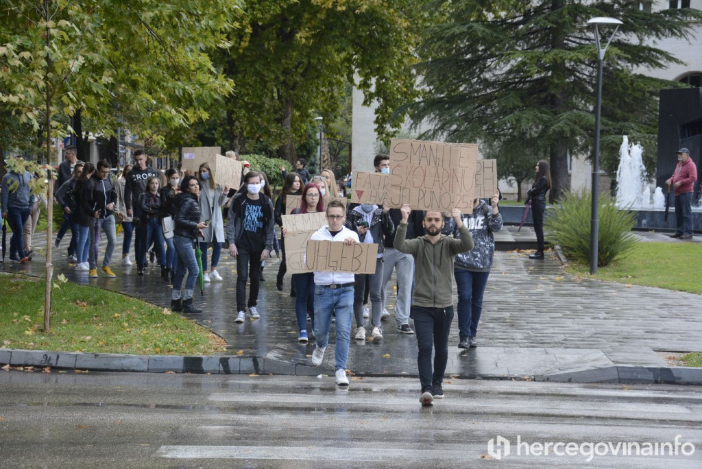 Studentski prosvjedi u Mostaru
