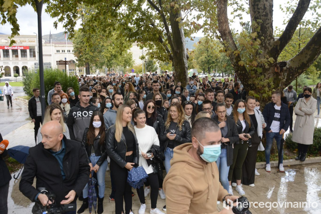 Studentski prosvjedi u Mostaru