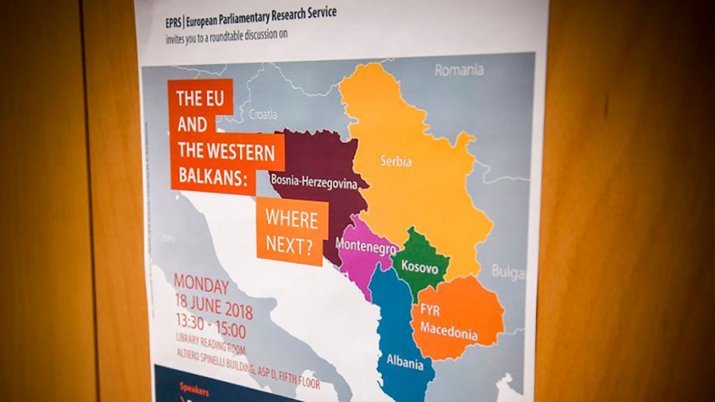 Zapadni Balkan karta