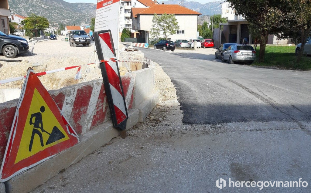 Ulica Blajburških žrtava radovi na cesti