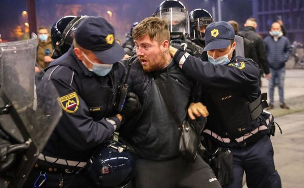 Ljubljana, prosvjedi slovenija