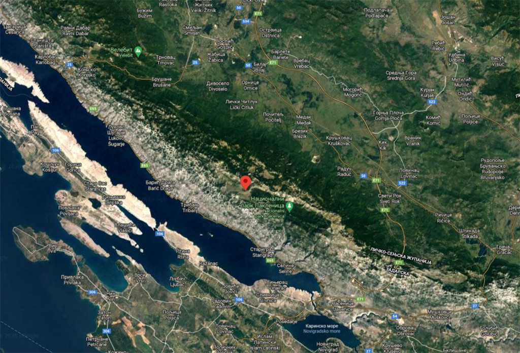 Potres Paklenica Dalmacija