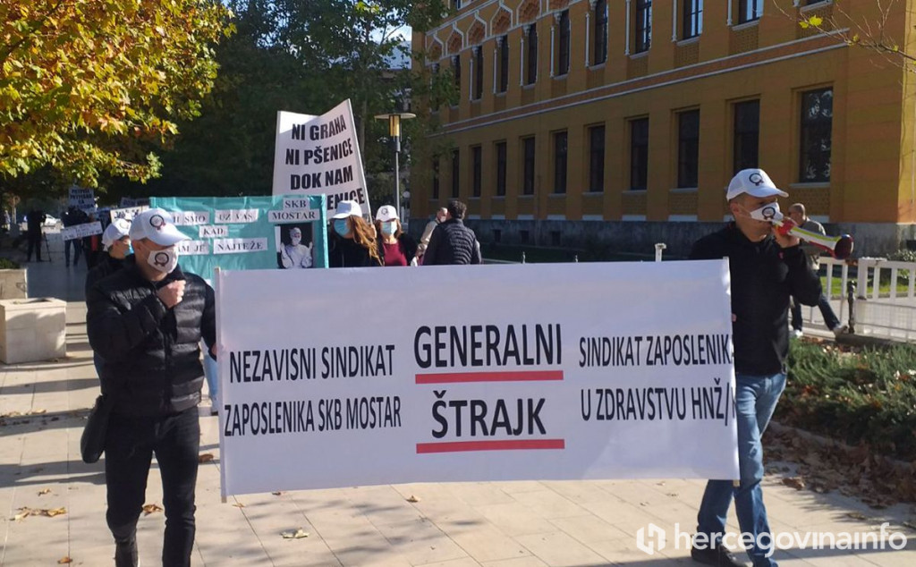 Prosvjedi zdravstveni djelatnici