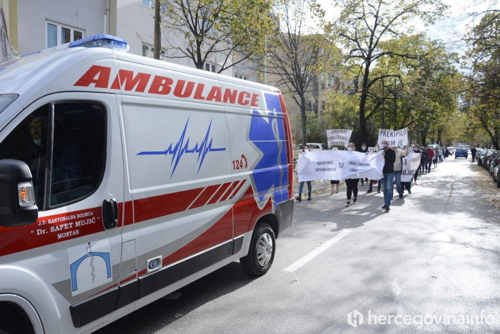 Prosvjedna šetnja sindikati zdravstveni djelatnici