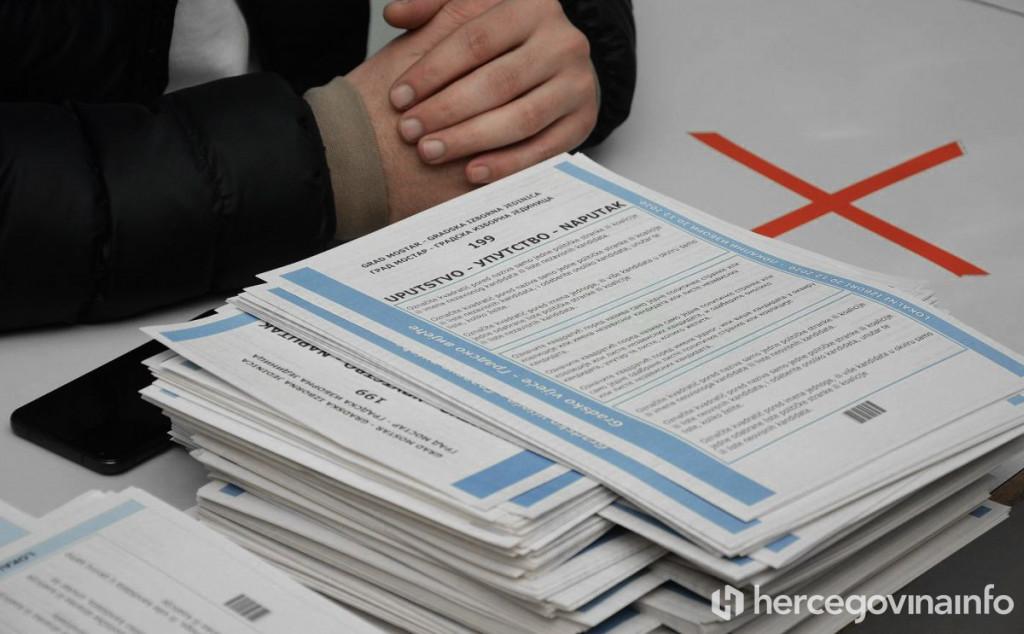 Glasački listić izbori