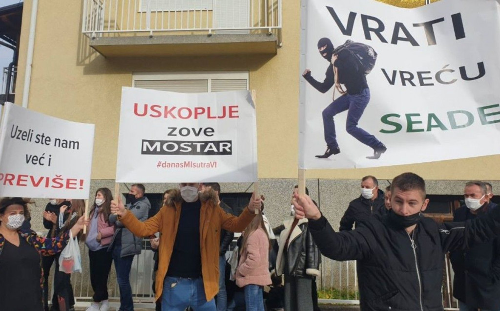 Prosvjed Uskoplje Gornji Vakuf