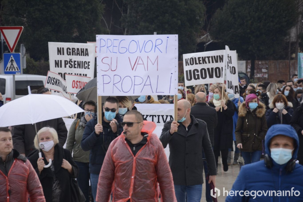 Prosvjed zdravstvenih djelatnika