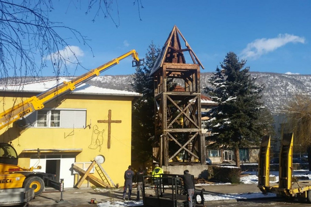 Župa Drvar rušenje zvonika