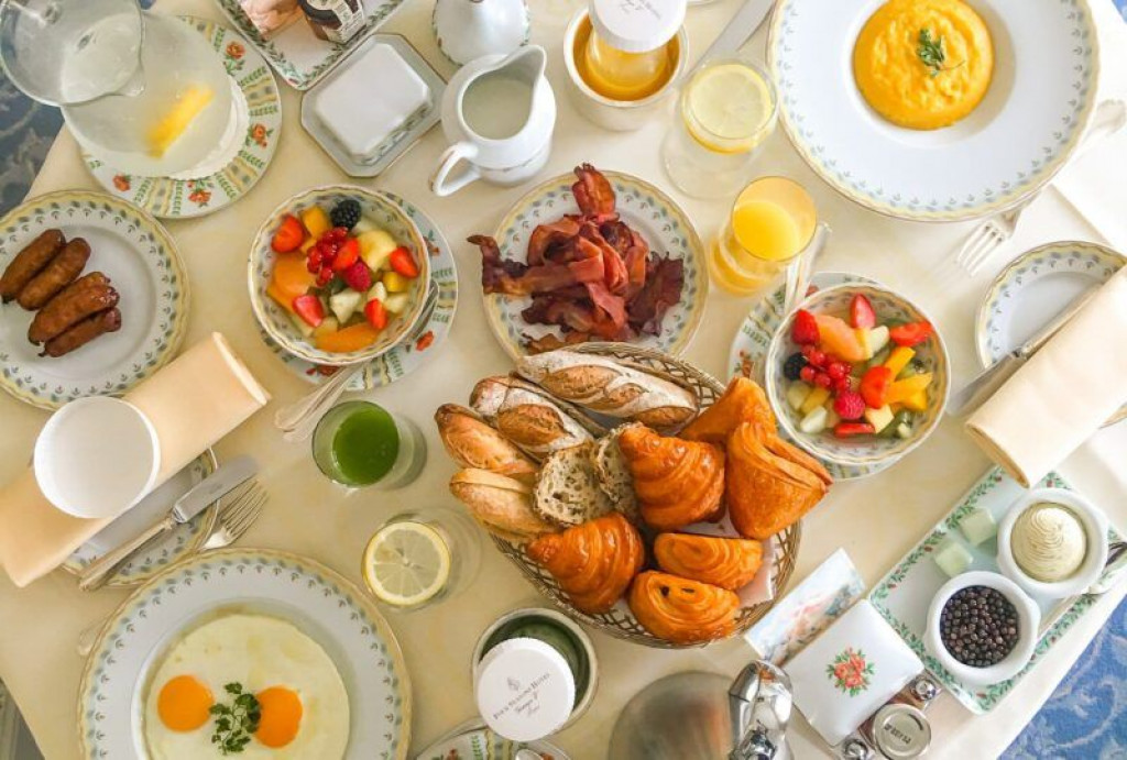 doručak, hotel, kava, šok, pecivo