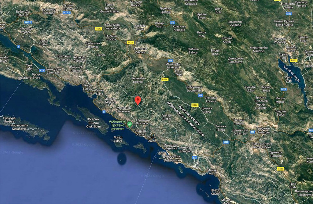 Potres Dubrovnik veljača