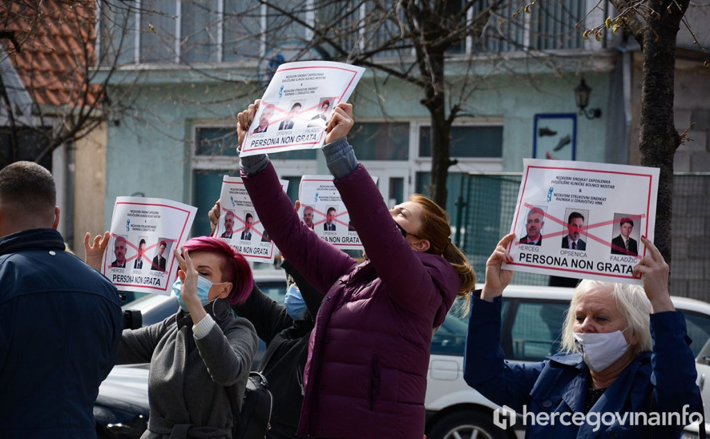 Prosvjedi zdravstveni djelatnici