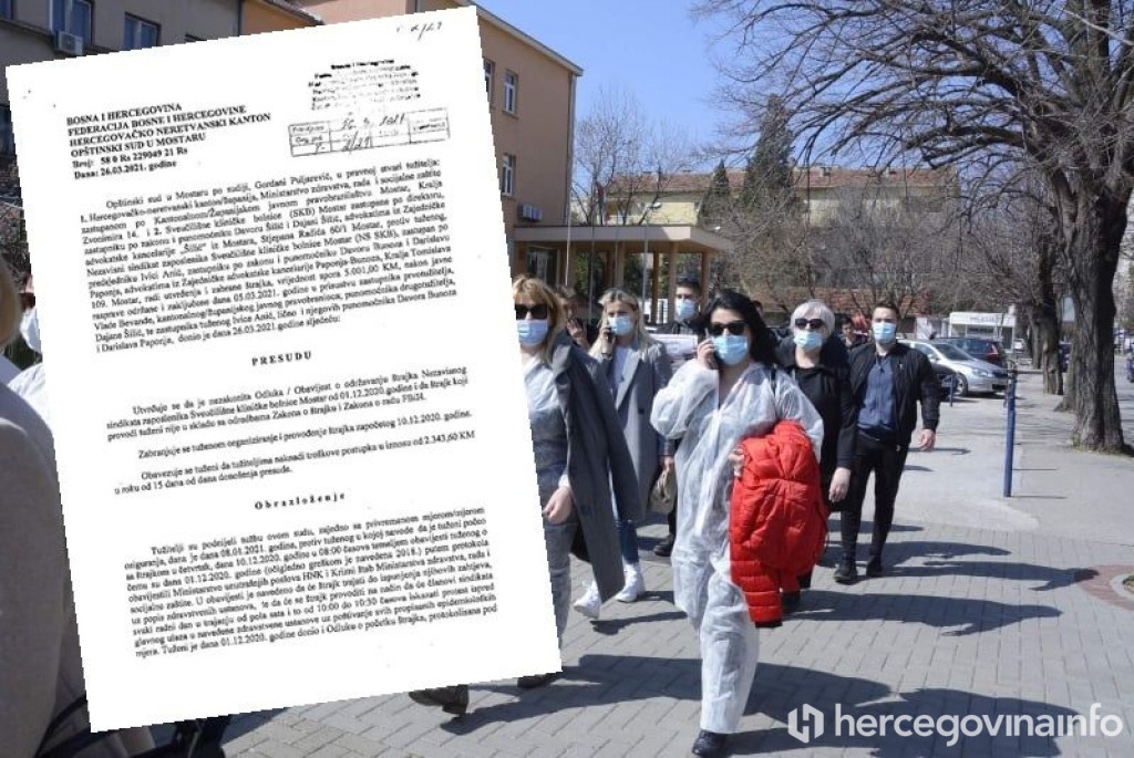 Štrajk zdravstvenih djelatnika