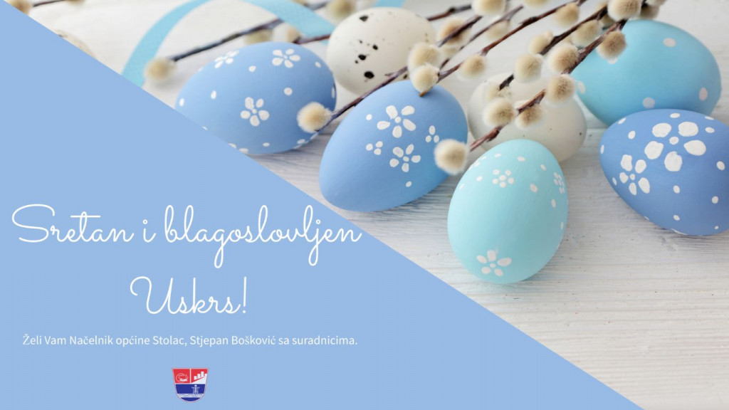 Uskrs, čestitka, općina Stolac