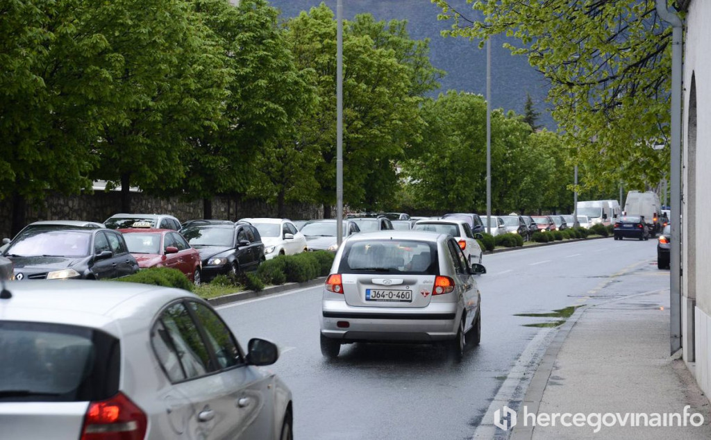 Gužve gužva bulevar mostar promet testiranje