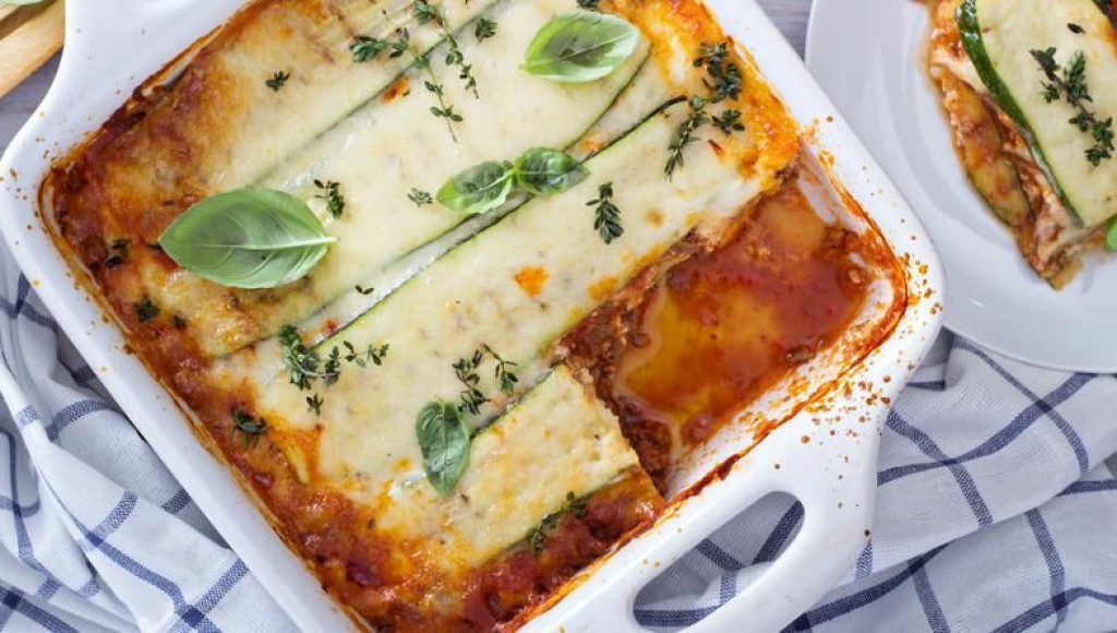 lazanje s tikvicama, recept, priprema, sir