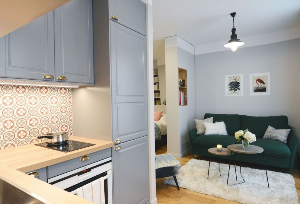 garsonijera, uređujem, prostor, stan, Pariz