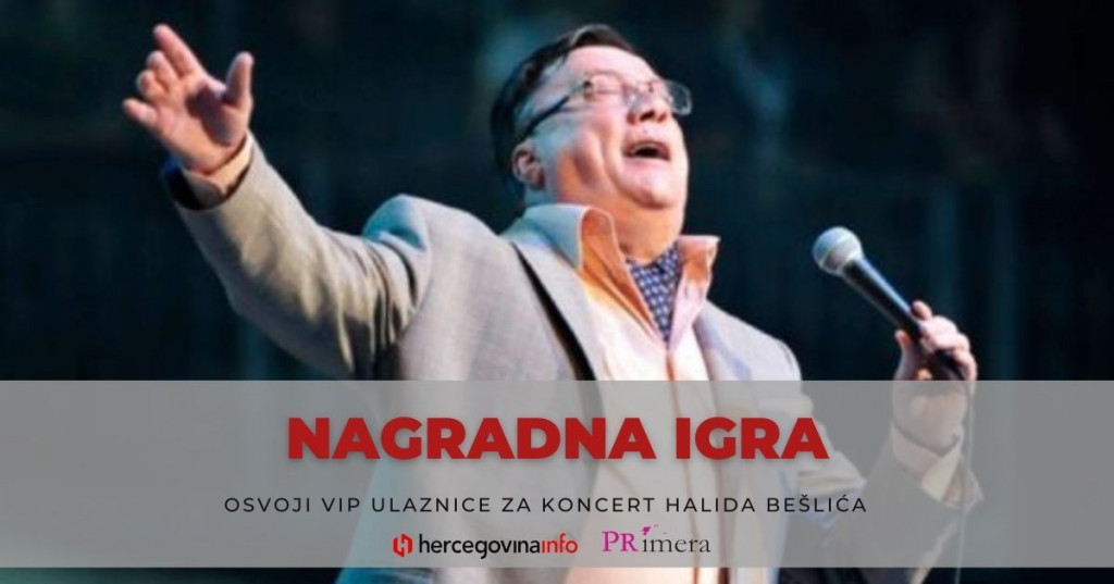 Halid Bešlić, koncerti, vip ulaznice, nagradna igra, agencija primera, Ljubuški, Sinergija, stadion Babovac 