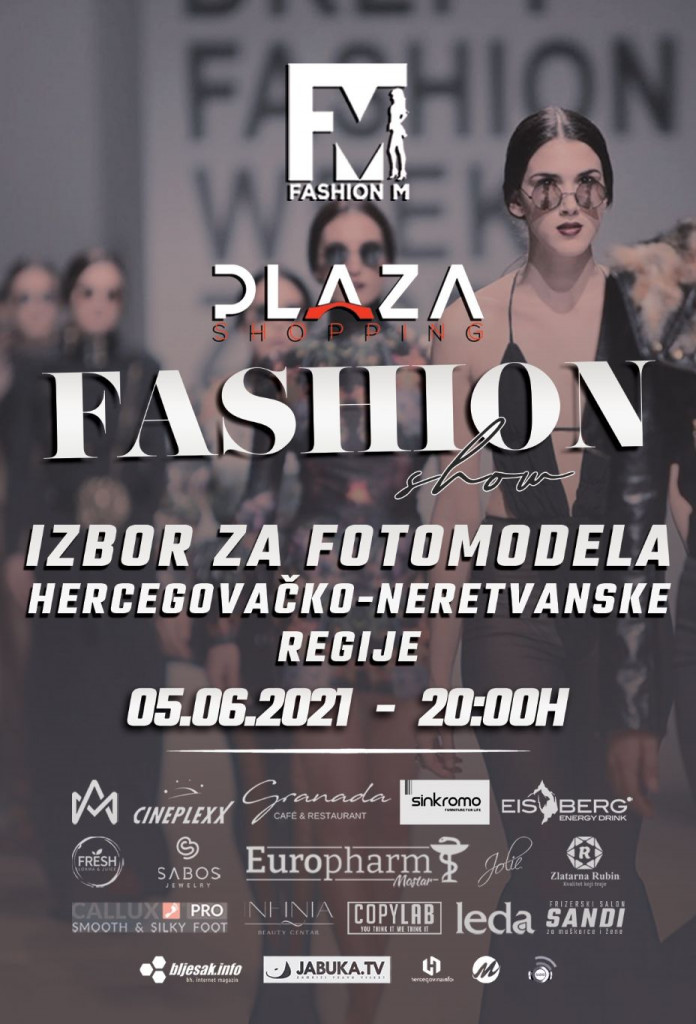Fotomodel BiH, Fashion M, TC Plaza, moda, top model, model