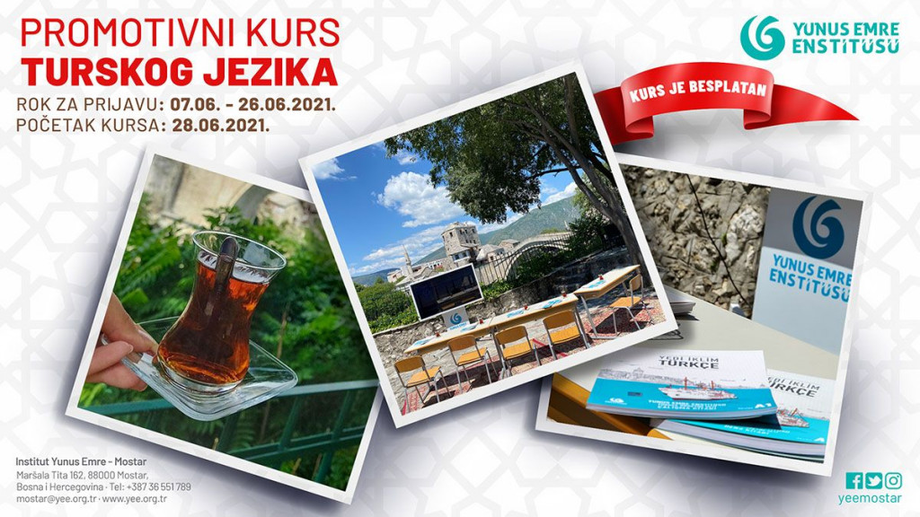 Promo tečaj turskog jezika - Yunus Emre