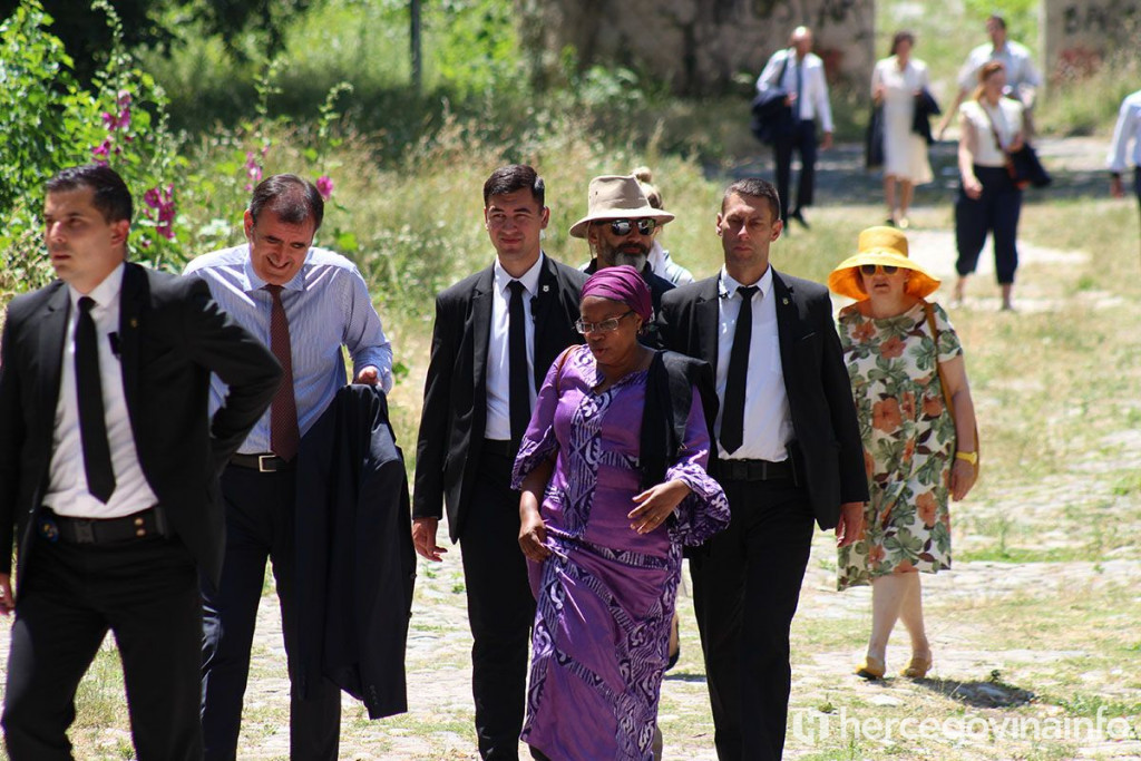 UN i UNESCO na Partizanskom groblju