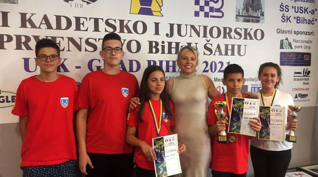 Šahovski klub Brotnjo državno kadetsko prvenstvo 2021