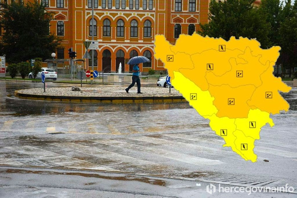 meteoalarm, narančasto upozorenje