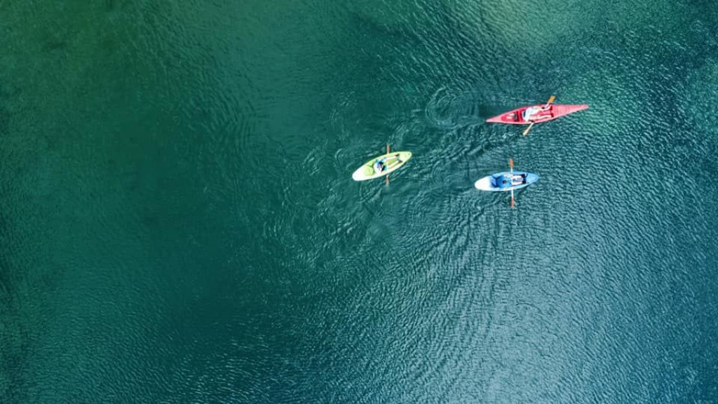 vikend, Mostarsko jezero, kajak
