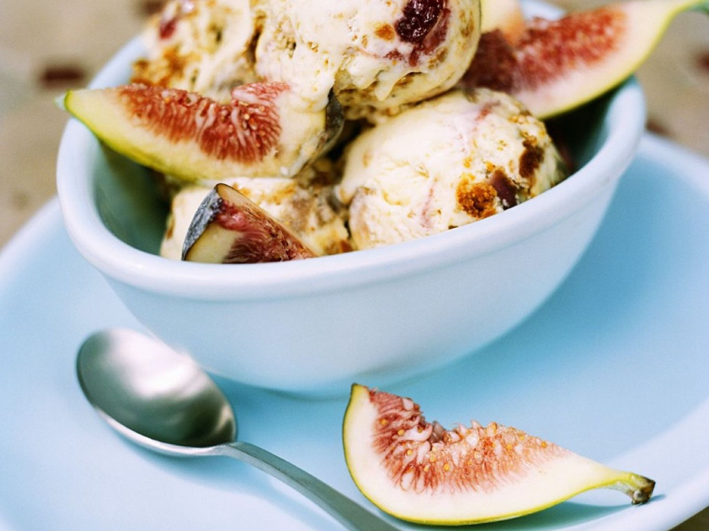 sladoled, smokve, recept