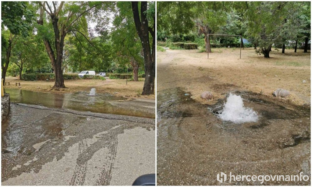 pukla cijev, nestanak vode