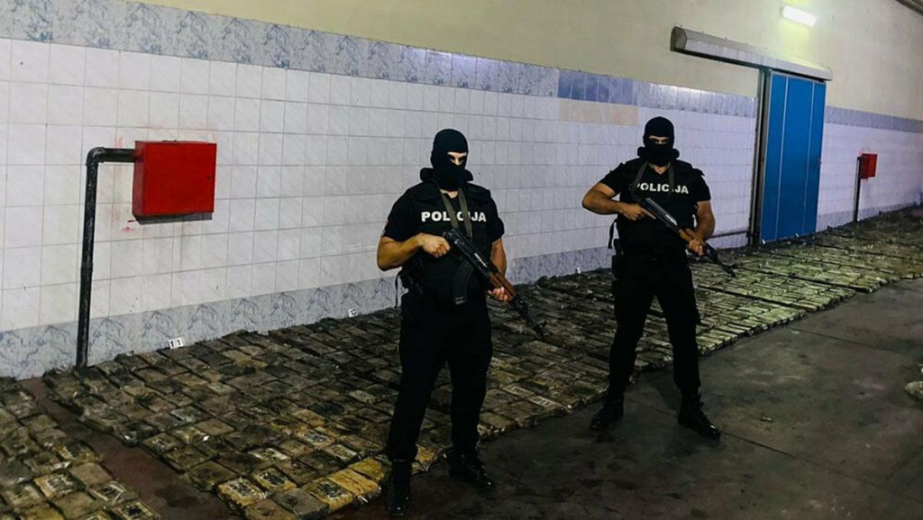 Zapljena kokaina Crna Gora